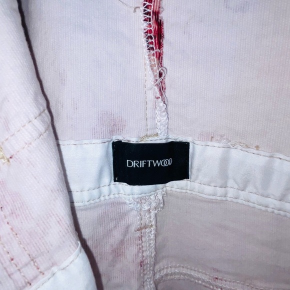 Driftwood Pink Floral Overalls - Picture 4 of 8